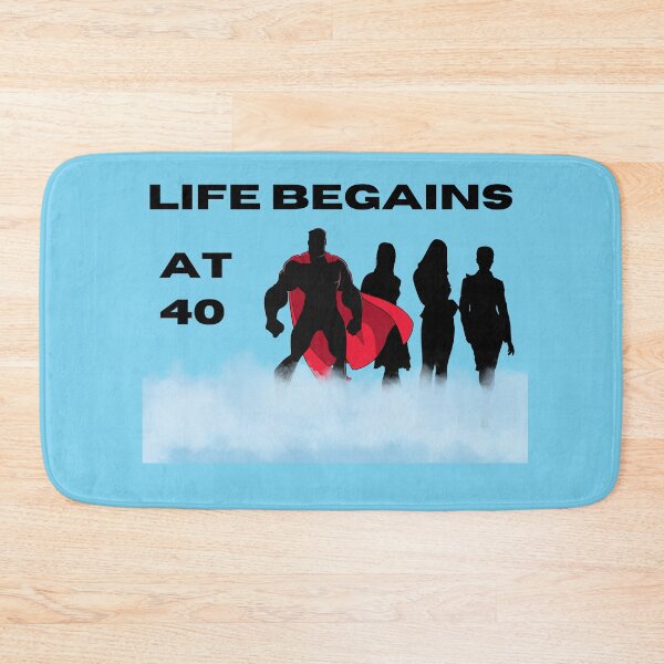 Item preview, Life begins at 40 designed and sold by CatLoverZZZZ.