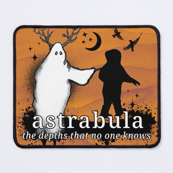 Item preview, the depths that no one knows - orange splatter2 designed and sold by meowllyjoy.