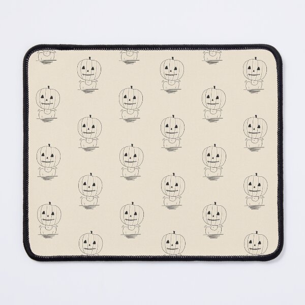 Item preview, Mr. Pumpkin Aesthetic Halloween Black & White Simple Art Logo  designed and sold by Marinaaa010.