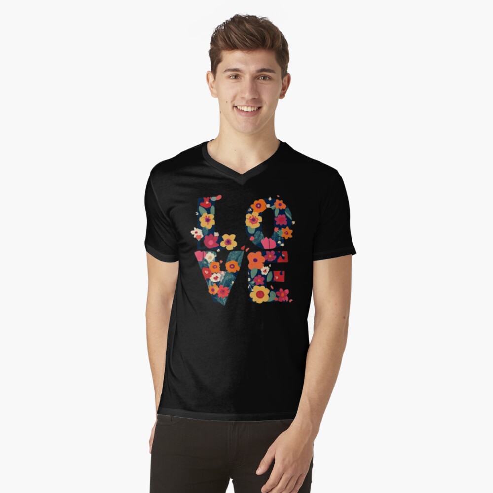 Item preview, V-Neck T-Shirt designed and sold by zubiaqureshi.