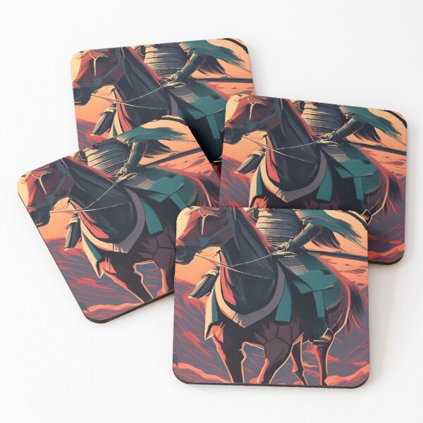 Item preview, Samurai on a horse artwork designed and sold by RB Graphics.