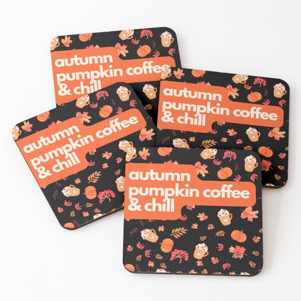Item preview, Autumn pumpkin coffee and chill designed and sold by SzymonC000zyArt.