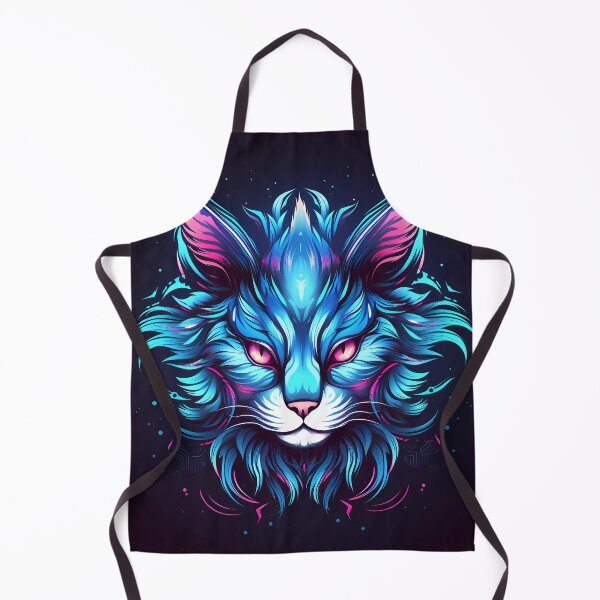 Aperçu de l'œuvre "Luminous Kitty Portrait" créée et vendue par Art-Vortex-fr.