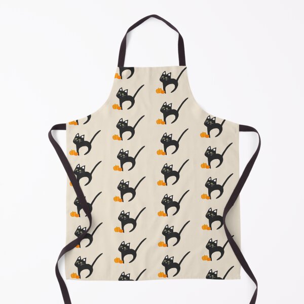 Item preview, Halloween Black Cat with Pumpkin Cute Simple Aesthetic Art Logo designed and sold by Marinaaa010.