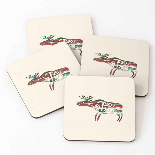 Item preview, Native North American Elk Moose Symbol Art designed and sold by AUTHENTIC AMERICANA ARTS.