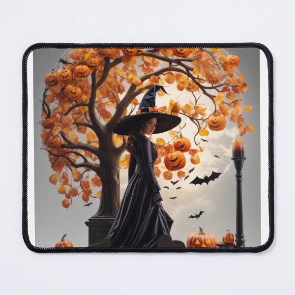 Item preview, Pumpkin Witch Tree designed and sold by Imaginaria Inkworks.