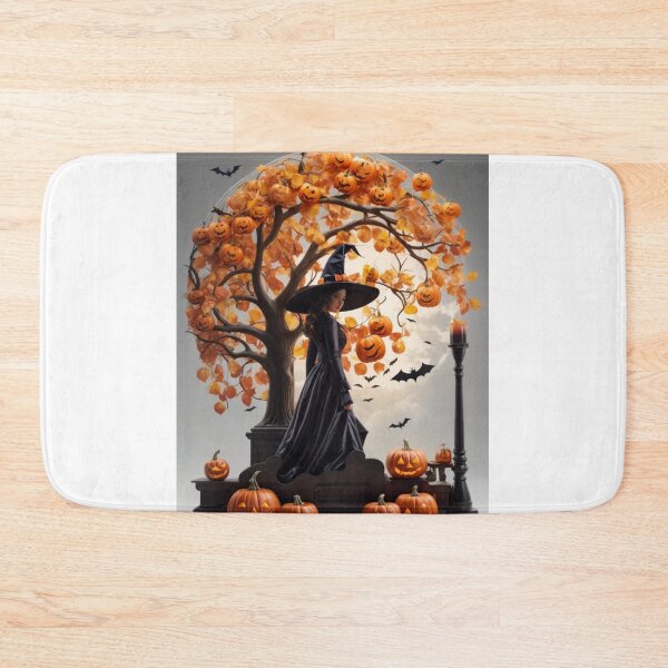 Item preview, Pumpkin Witch Tree designed and sold by Imaginaria Inkworks.