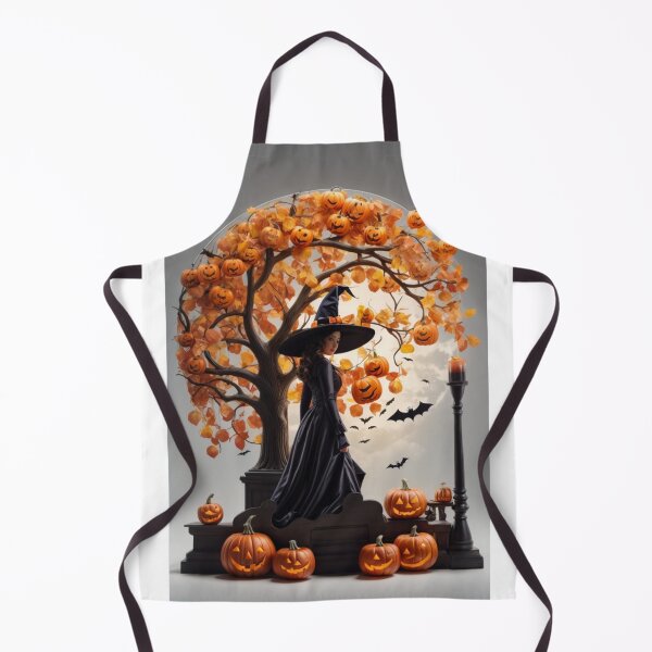 Item preview, Pumpkin Witch Tree designed and sold by Imaginaria Inkworks.