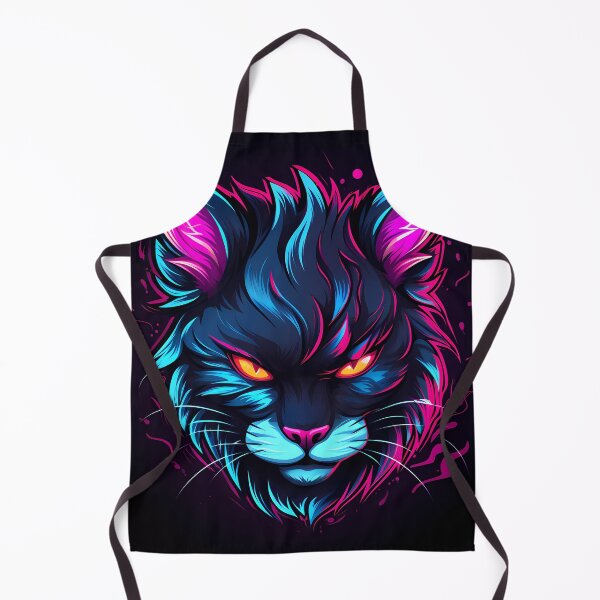 Aperçu de l'œuvre "Luminous Kitty Portrait" créée et vendue par Art-Vortex-fr.