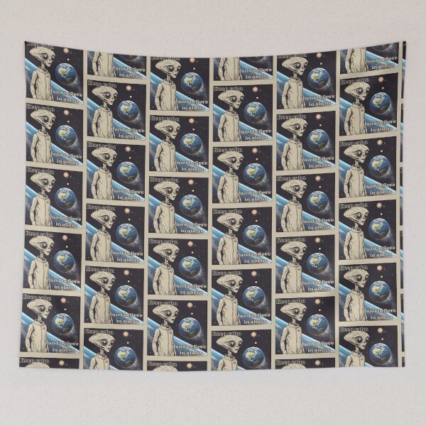 Item preview, Keep Calm And Believe In Aliens designed and sold by letsgetinspired.