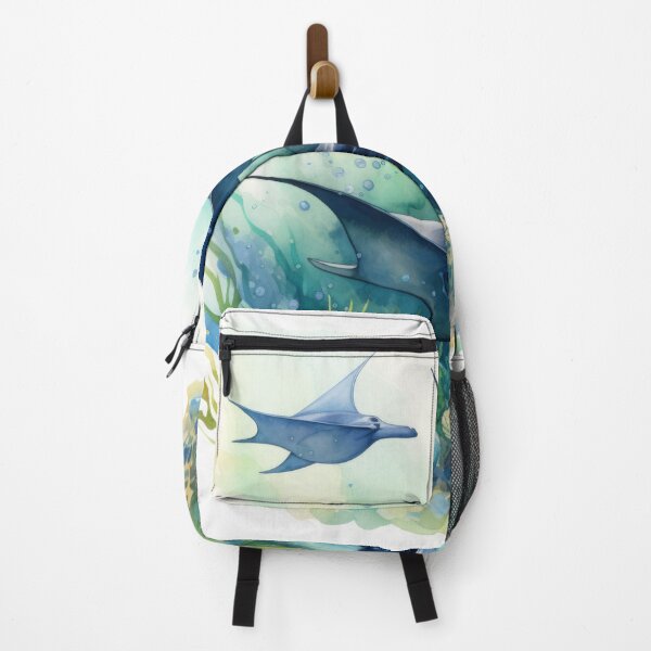Item preview, Ocean Depths with Manta Rays, Seaweed, Ocean Currents designed and sold by Zoomie-s.