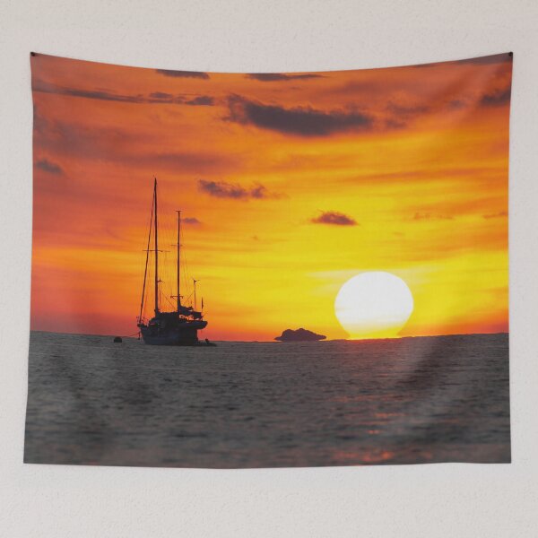 Item preview, yacht and sunset designed and sold by putNplearn.