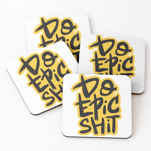 Item preview, Do Epic Shit typography - T- shirt, Sticker designed and sold by vikyky.