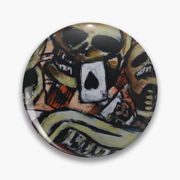 Item preview, Still life with three skulls surrealist portrait painting by Max Beckmann designed and sold by Jéanpaul  Ferro.