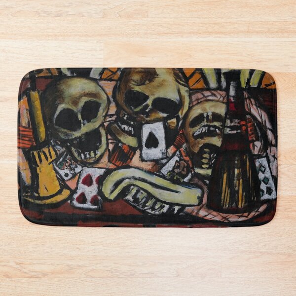 Item preview, Still life with three skulls surrealist portrait painting by Max Beckmann designed and sold by Jéanpaul  Ferro.