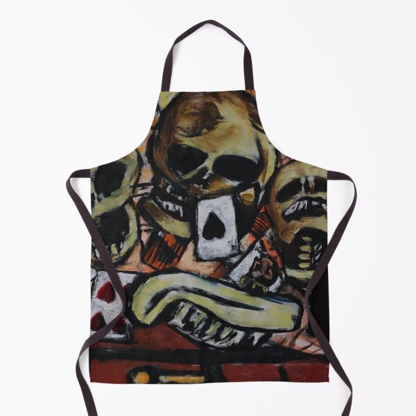 Item preview, Still life with three skulls surrealist portrait painting by Max Beckmann designed and sold by Jéanpaul Ferro.