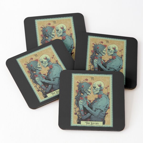 Item preview, The Lovers Tarot Card, Zombie Edition designed and sold by ShantyShawn.