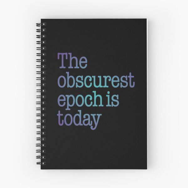 Item preview, The obscurest epoch is today. v.1 designed and sold by x1brett.