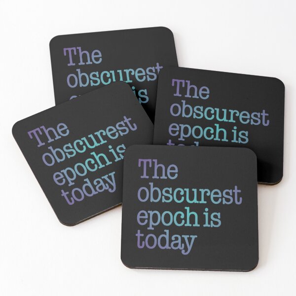 Item preview, The obscurest epoch is today. v.1 designed and sold by x1brett.