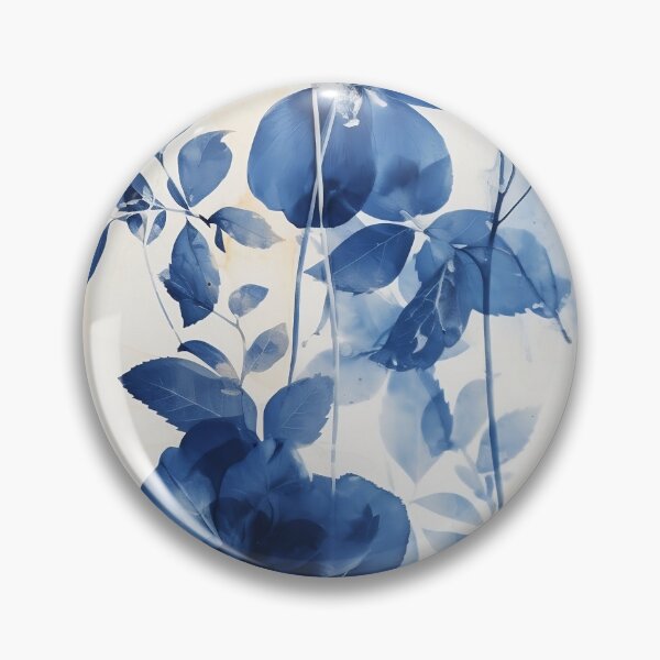 Item preview, Botanical Cyanotype Harmony: A Joy Gregory-Inspired Composition - Unique Art Gift designed and sold by YeahIDoDesign.