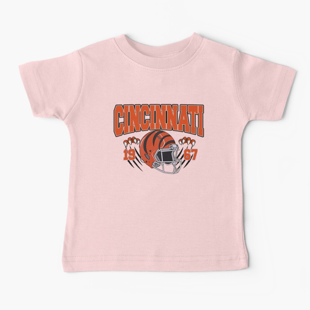 Cincinnati Bengals NFL Football Girls 12M Baby Pink Jersey Team Screen  Printed