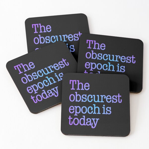 Item preview, The obscurest epoch is today. v.2 designed and sold by x1brett.