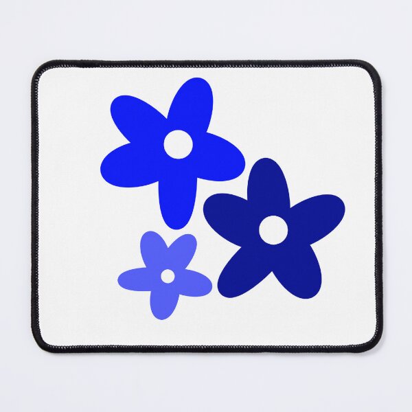 Item preview, blue flowers designed and sold by mtayzart.