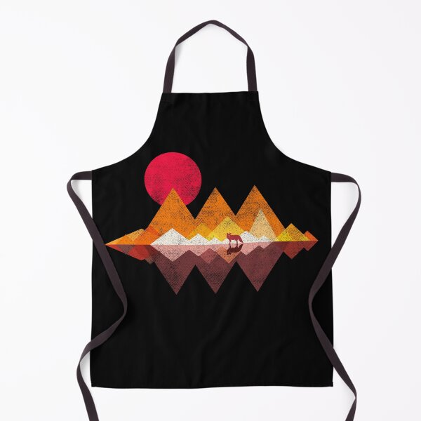 Item preview, Roaming Lands, Wolf, Geometric, Landscape, Mountains, Sunset, Sunrise designed and sold by therocketman.