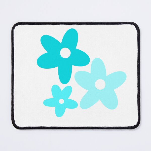 Item preview, turquoise flowers designed and sold by mtayzart.