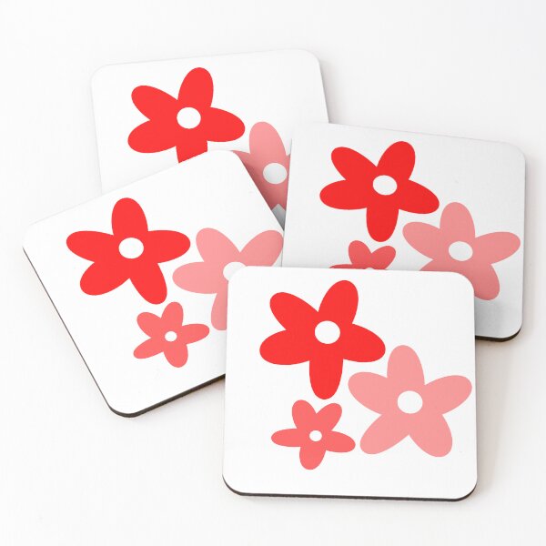 Item preview, red flowers designed and sold by mtayzart.