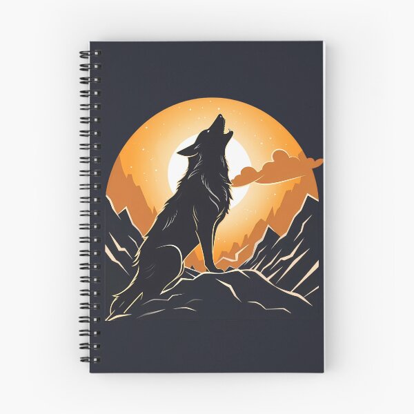 Item preview, Moonlit Serenade - Howling Wolf designed and sold by Win Hardy.