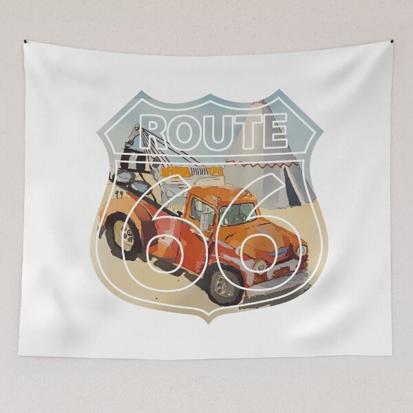 Item preview, Iconic wrecker and teepee's as seen along Route 66 in Holbrook Arizona - Welshdesigns designed and sold by welshdesigns.