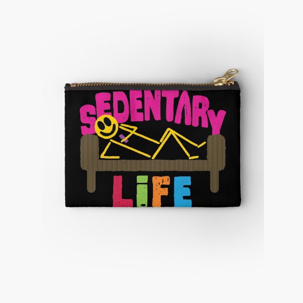 Item preview, Mastering the Art of Sedentary Life: Hilarious Stick Figure Couch Potato Happy Face Design!  designed and sold by pelagio.