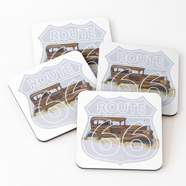 Item preview, 1932 Car along Route 66 in the Petrfied Woods National Park- WelshDesigns designed and sold by welshdesigns.