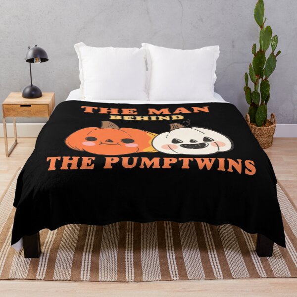 Item preview, The Man Behind The Pumptwins Funny Halloween Pregnancy Dad Gift designed and sold by TMelonShop.