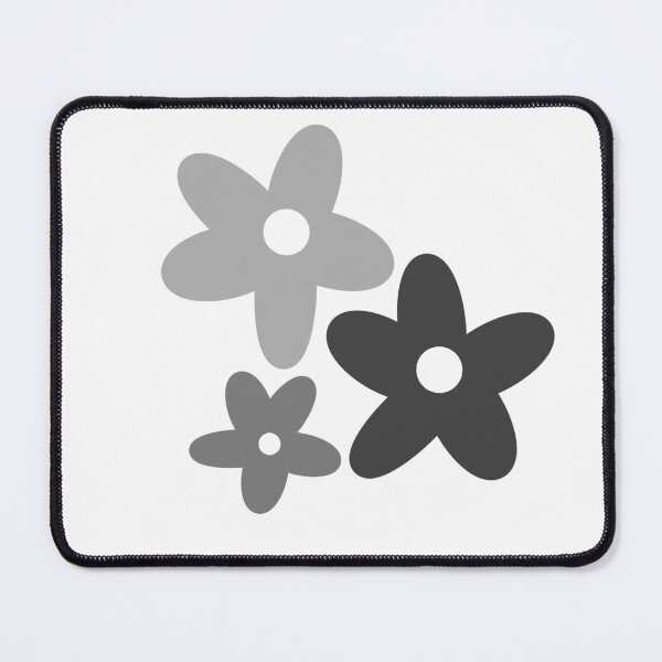 Item preview, grayscale flowers designed and sold by mtayzart.