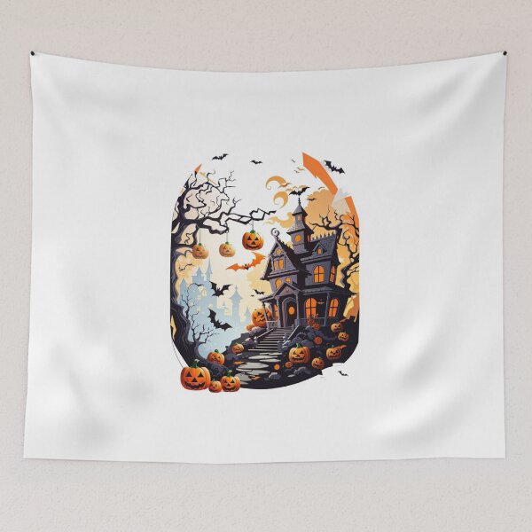 Item preview, Haunted House Scene designed and sold by Imaginaria Inkworks.