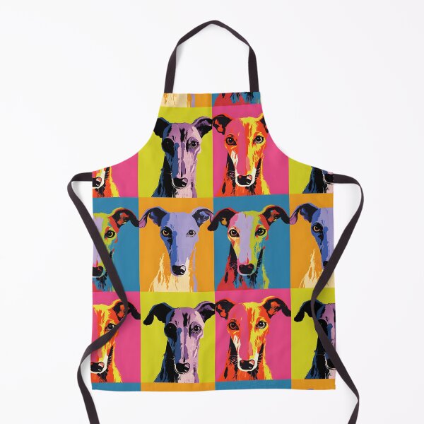 Item preview, Galgo espanol portrait art. animal colorful. Animal throw pillow.  designed and sold by formform.