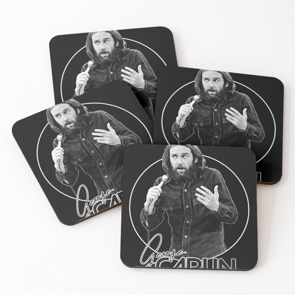 Item preview, Retro George comedian Carlin Dark Tribute designed and sold by FraserRainbows.