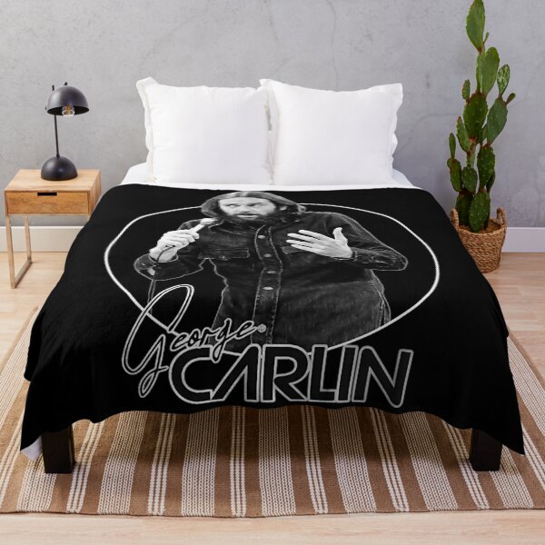 Item preview, Retro George comedian Carlin Dark Tribute designed and sold by FraserRainbows.