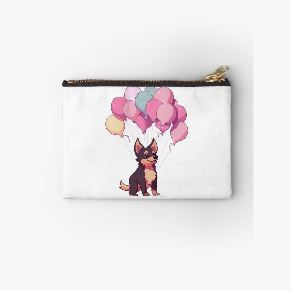 Artikelvorschau, Hund hält Luftballons entworfen und verkauft von PawelNature.