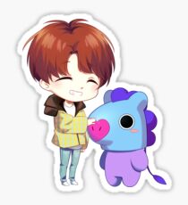 Pegatina BTS J-hope & Mang