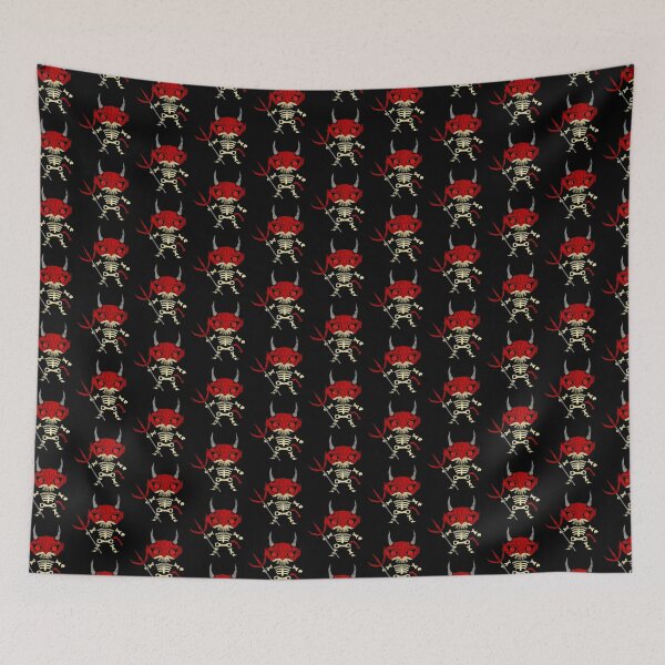 Item preview, VINTAGE SKULL 4 DISGUISED AS A DEVIL designed and sold by the Zarock Shop.