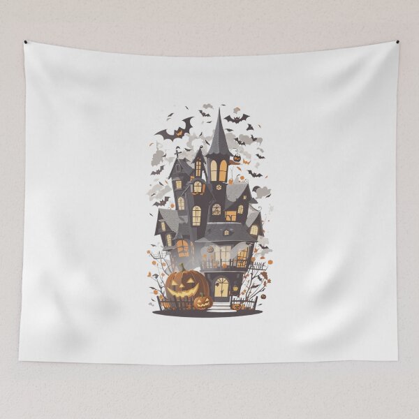 Item preview, Haunted Halloween designed and sold by Imaginaria Inkworks.