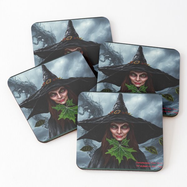 Item preview, Halloween Witch Belladonna Hex of the Singing Oak Coven. 3 of 7 designed and sold by leyfinder.