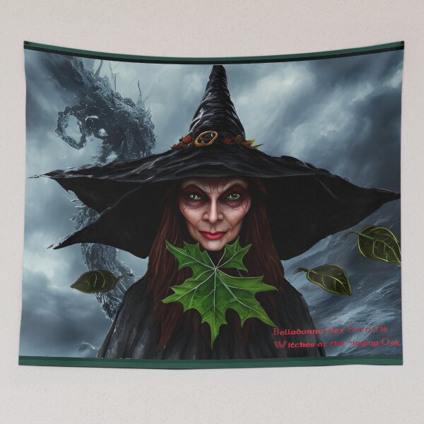Item preview, Halloween Witch Belladonna Hex of the Singing Oak Coven. 3 of 7 designed and sold by leyfinder.