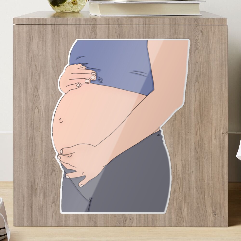 Pregnant woman belly