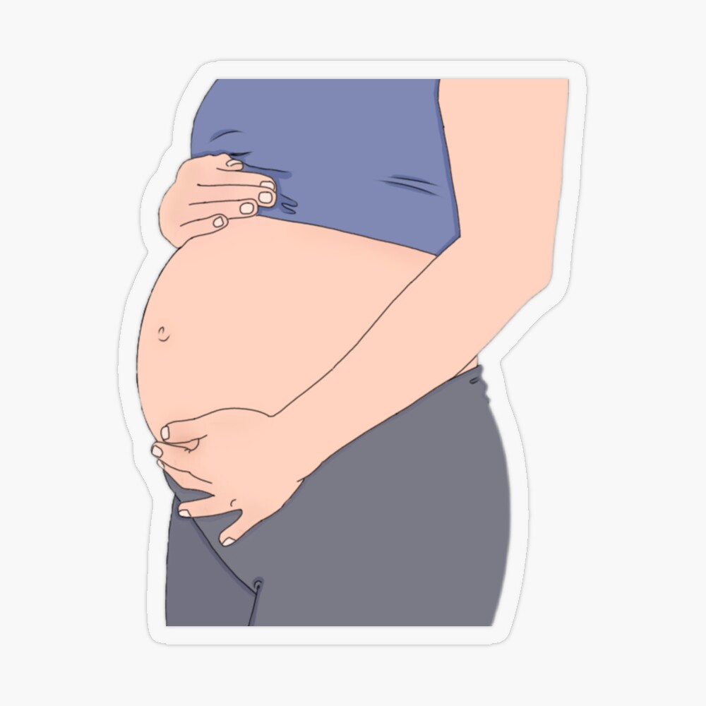 Pregnant woman belly