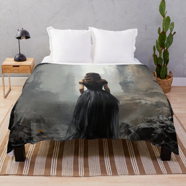 Item preview, Impressionist Enigma: Femme Fatale in Castle Attire designed and sold by oanaunciuleanu.