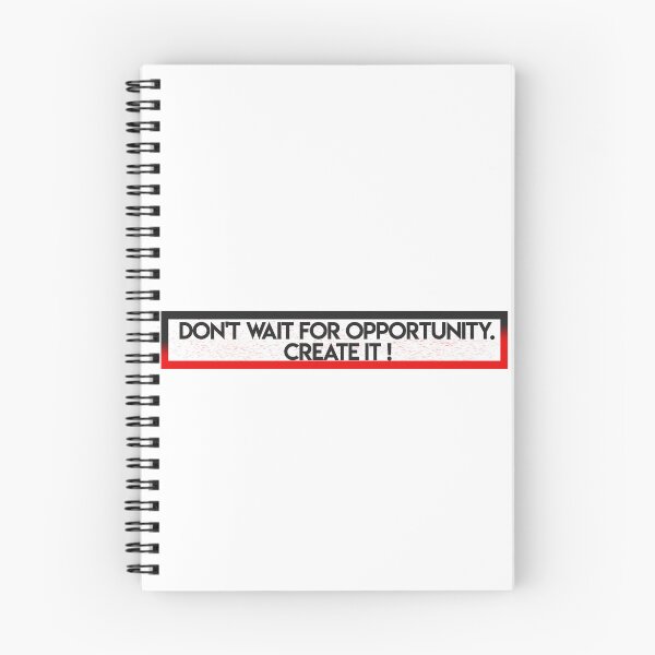 Item preview, "DON'T WAIT FOR OPPORTUNITY. CREATE IT" (Motivational Quates ) Sigma Male,Man Respect designed and sold by risingdigitall.